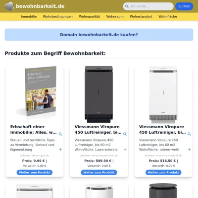 Screenshot bewohnbarkeit.de