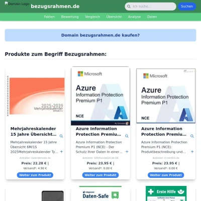 Screenshot bezugsrahmen.de