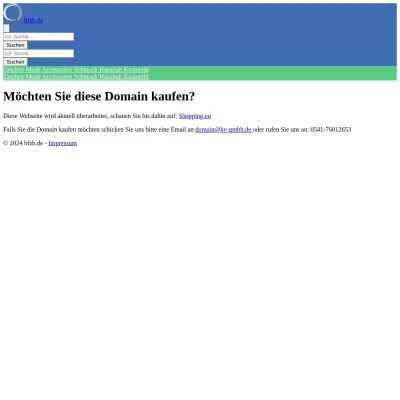 Screenshot bfzb.de