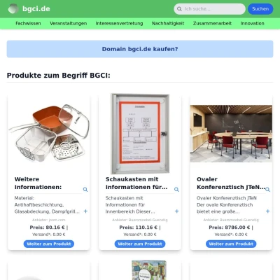 Screenshot bgci.de