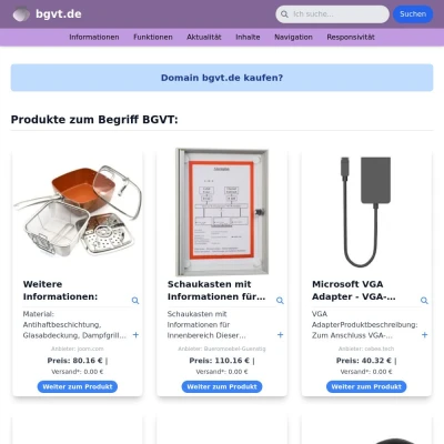 Screenshot bgvt.de