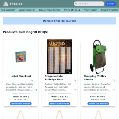 Screenshot bhqs.de