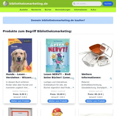 Screenshot bibliotheksmarketing.de