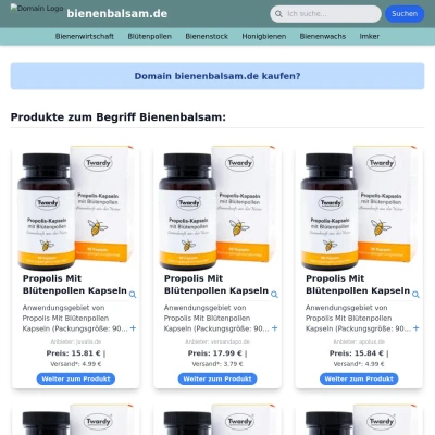 Screenshot bienenbalsam.de