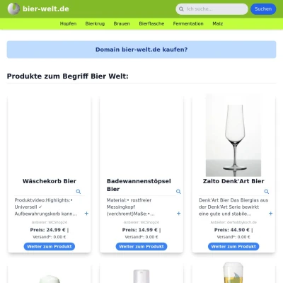 Screenshot bier-welt.de