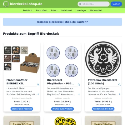 Screenshot bierdeckel-shop.de