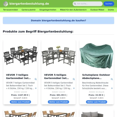 Screenshot biergartenbestuhlung.de