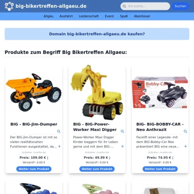Screenshot big-bikertreffen-allgaeu.de