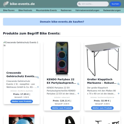 Screenshot bike-events.de