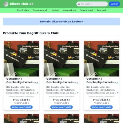 Screenshot bikers-club.de