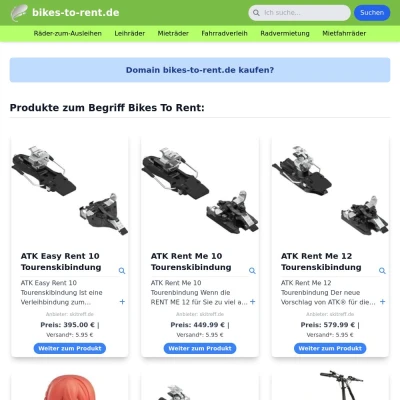 Screenshot bikes-to-rent.de