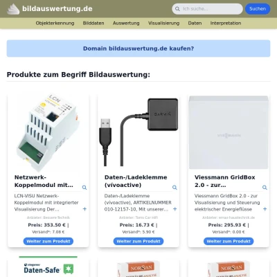 Screenshot bildauswertung.de