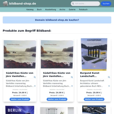 Screenshot bildband-shop.de