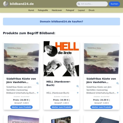 Screenshot bildband24.de
