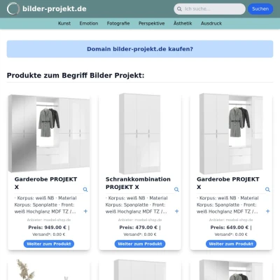 Screenshot bilder-projekt.de