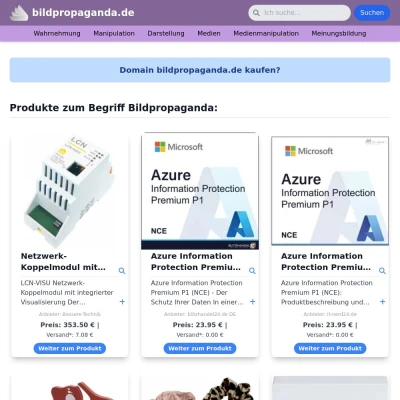 Screenshot bildpropaganda.de