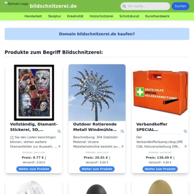 Screenshot bildschnitzerei.de