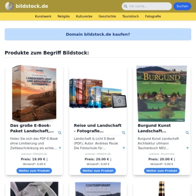 Screenshot bildstock.de