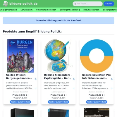 Screenshot bildung-politik.de
