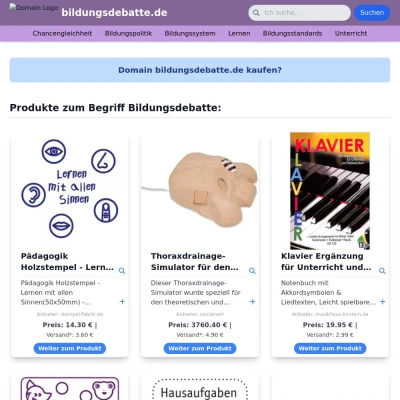 Screenshot bildungsdebatte.de