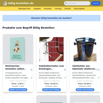 Screenshot billig-bestellen.de