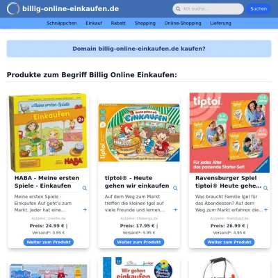 Screenshot billig-online-einkaufen.de