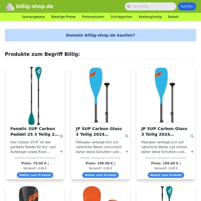 Screenshot billig-shop.de