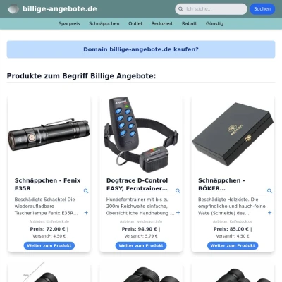 Screenshot billige-angebote.de