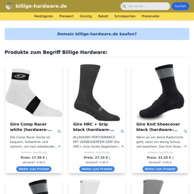 Screenshot billige-hardware.de