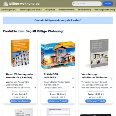 Screenshot billige-wohnung.de