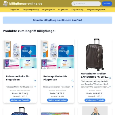 Screenshot billigfluege-online.de