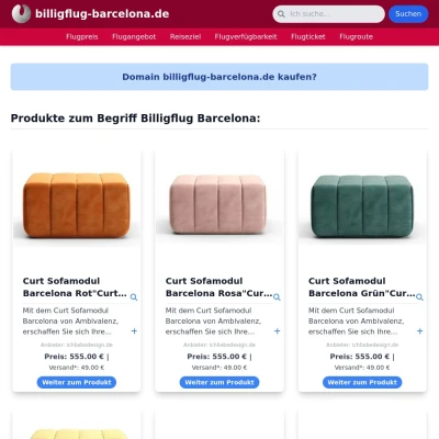 Screenshot billigflug-barcelona.de