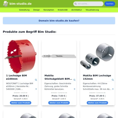 Screenshot bim-studio.de
