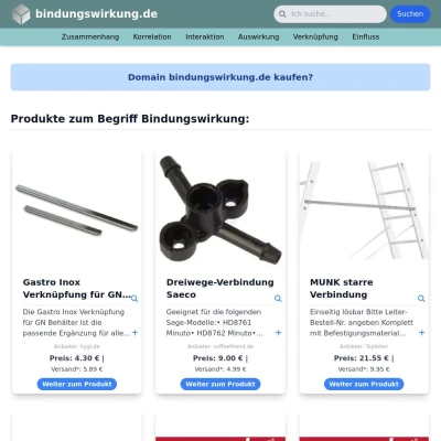 Screenshot bindungswirkung.de