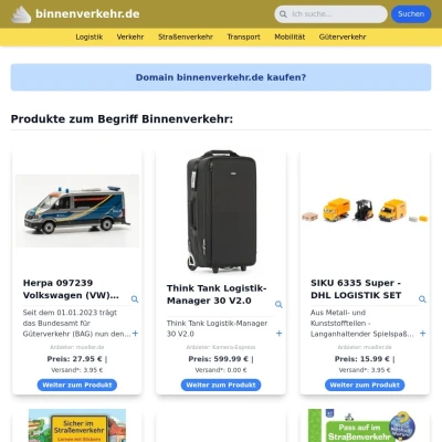 Screenshot binnenverkehr.de