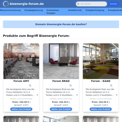 Screenshot bioenergie-forum.de