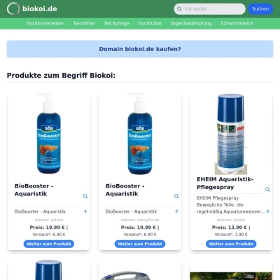 Screenshot biokoi.de