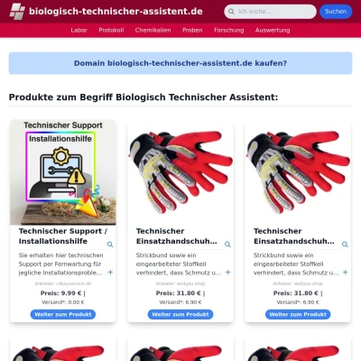Screenshot biologisch-technischer-assistent.de