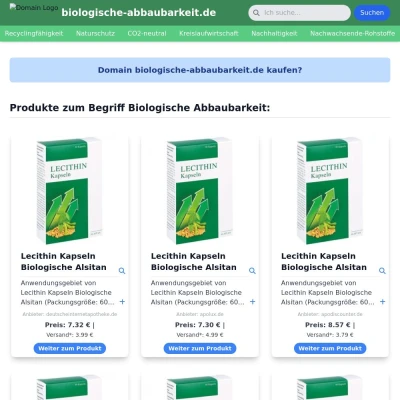 Screenshot biologische-abbaubarkeit.de