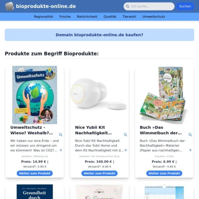 Screenshot bioprodukte-online.de