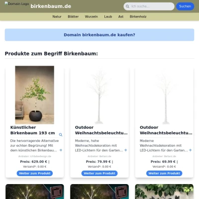 Screenshot birkenbaum.de