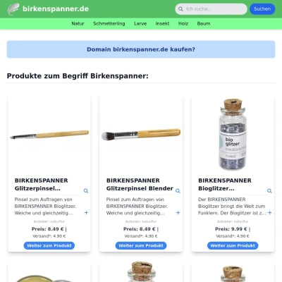 Screenshot birkenspanner.de