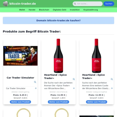 Screenshot bitcoin-trader.de