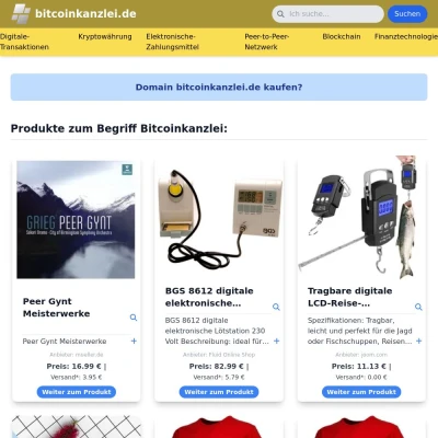 Screenshot bitcoinkanzlei.de