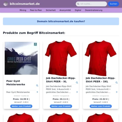 Screenshot bitcoinsmarket.de