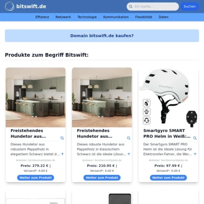 Screenshot bitswift.de