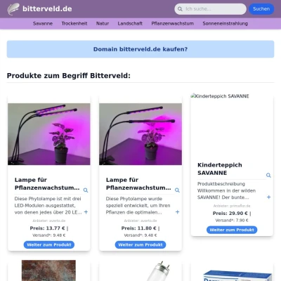 Screenshot bitterveld.de