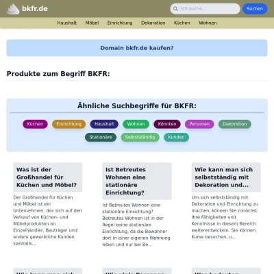 Screenshot bkfr.de