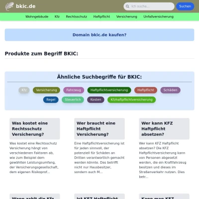 Screenshot bkic.de