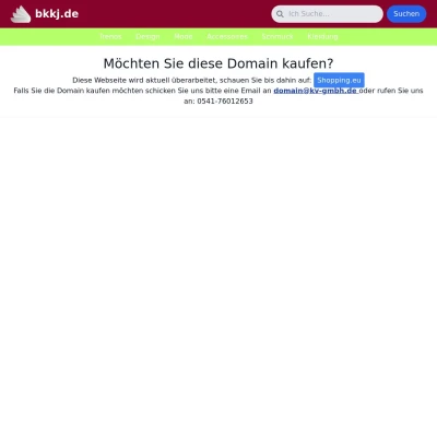 Screenshot bkkj.de
